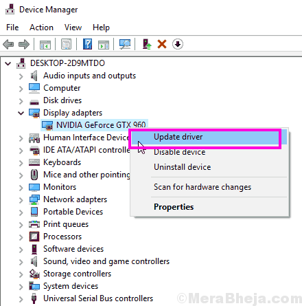 Display driver failed to start windows 10 error