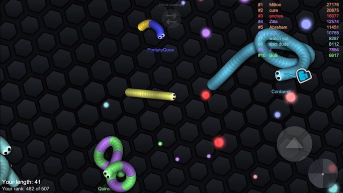 slither.io it is a game