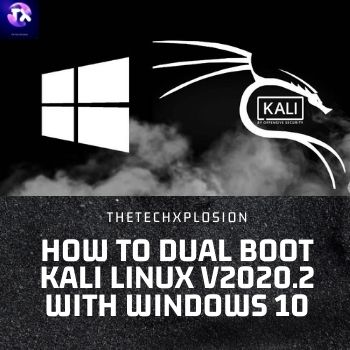 How To Dual Boot Kali Linux v2020.2 With Windows 10