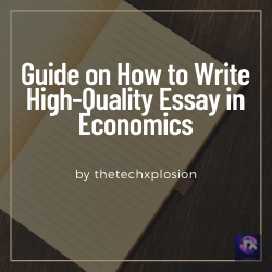 Guide on How to Write High-Quality Essay in Economics