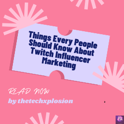 Things Every People Should Know About Twitch Influencer Marketing