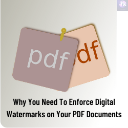 Why You Need To Enforce Digital Watermarks on Your PDF Documents
