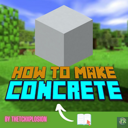 Hey, guys welcome to thetechxplosion.com, and today we will let you know how to make concrete in Minecraft? Crafting concrete of different kinds of colors is also a very important concept in Minecraft Game.