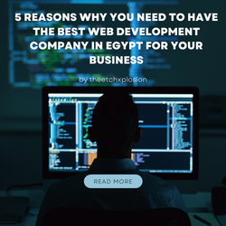 5 Reasons Why You Need To Have the Best Web Development Company In Egypt For Your Business